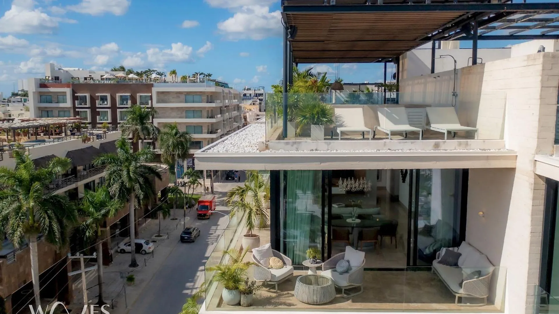 アパート プレヤデルカーメン3 Br. Ocean Front Ph With Stunning Viewsアパートメント