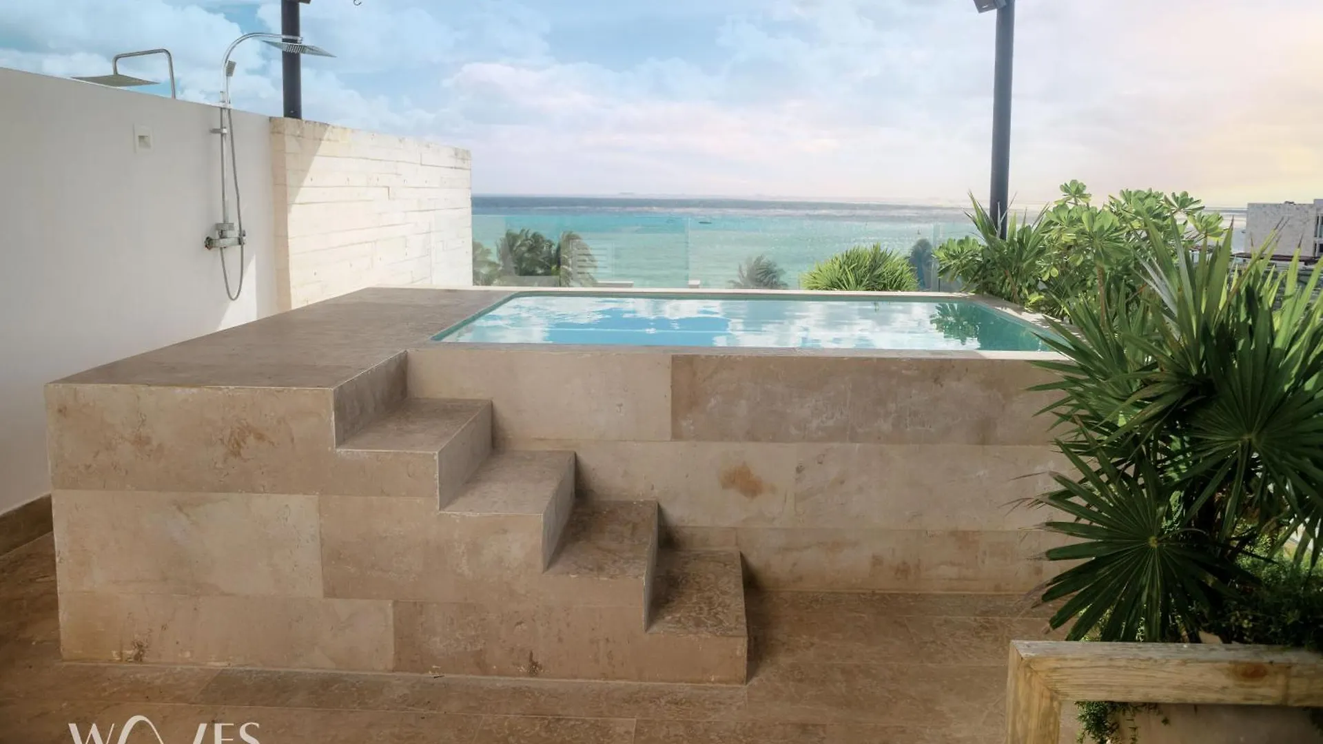 プレヤデルカーメン3 Br. Ocean Front Ph With Stunning Viewsアパートメント プレヤデルカーメン